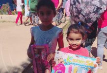 Niños y niñas de Jalapa reciben juguetes