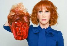 Kathy Griffin posa con la ‘cabeza’ de Trump y causa polémica