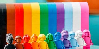 Fotos, juguetes lego, LGBTQIA+, set,