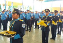 Policía Nacional asciende y condecora a oficiales del departamento de León