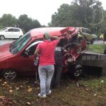 Dos lesionados por triple colisión en Carretera León-Chinandega
