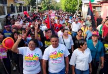 Masatepe dice presente en cierre de campaña del FSLN y UNT