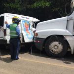 Accidente de tránsito en San Marcos deja a una mujer lesionada