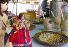 Exitosa Feria del Maíz en la plaza 22 de Agosto