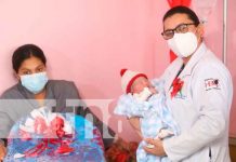 Bebé nacido este 30 de mayo en el hospital Bertha Calderón se encuentra sano