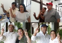 Candidatos de la Alianza Unida Nicaragua Triunfa en siete municipios de Managua