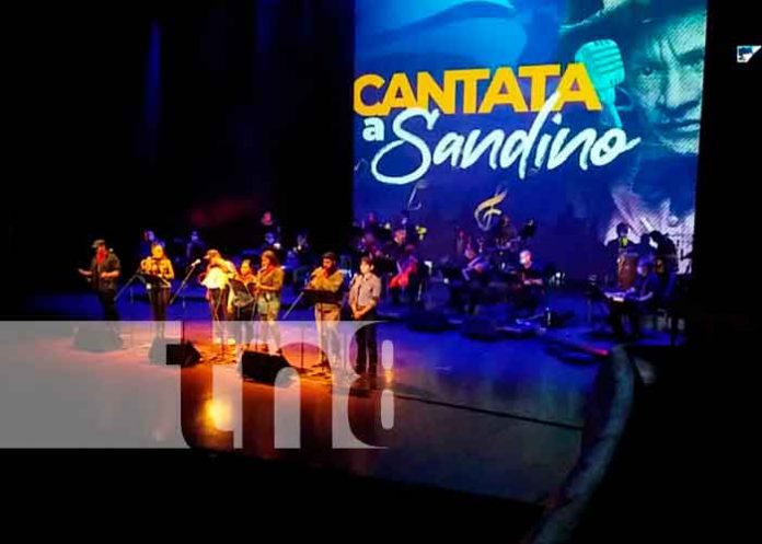 Nicaragua, managua, homenaje , Augusto C. Sandino, cantata,