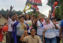 Rotundo apoyo en el Distrito V y VI a la fórmula del FSLN en Managua