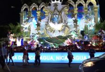 Policía Nacional brinda seguridad a familias devotas de la Virgen María