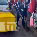 Nicaragua, Masaya, comerciantes, jornada de limpieza,