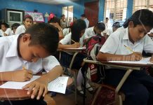 Estudiantes de Ticuantepe demuestran sus habilidades en matemáticas