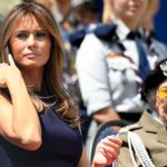 Melania Trump, queda bloqueada en su alojamiento por las protestas en Hamburgo