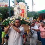 Misa y procesión en honor a la virgen de la Merced