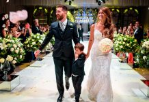 Se filtran videos de la intimidad del casamiento de Messi y Antonela