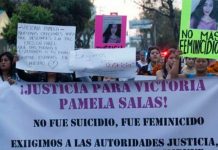 Mexicanos exigen justicia por feminicidio de Victoria Salas