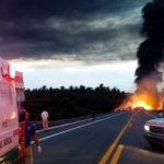 Catorce muertos y 20 heridos en un accidente de tránsito en México