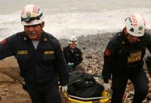 Cuatro militares mueren ahogados en Perú