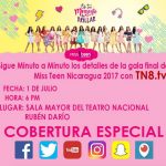 Ellos serán jurado en la gala de Miss Teen Nicaragua 2017