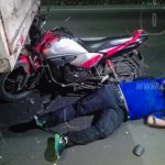 Motociclista ebrio se estrella contra un camión en carretera a Masaya