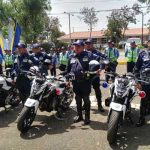 Entregan motos nuevas a oficiales de la Policía de Nicaragua