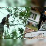 Video: Hombre muere cuando su sierra eléctrica le cortó el cuello por accidente