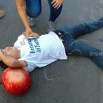 Dos motociclistas lesionados por accidente en Monseñor Lezcano