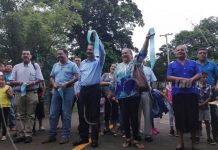 Inauguran proyectos de tramos carreteros en Jinotepe