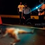 Motociclista muere al ser arrollado por una rastra