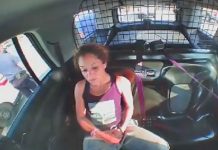VIDEO: Una mujer detenida se quita las esposas y roba el patrullero