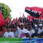 Gigantesca marcha en respaldo a la fórmula del Frente Sandinista en Nandaime