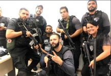 Escándalo en Brasil por las selfies de policías con el capo narco Rogério 157
