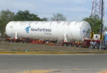 Llegan a Nicaragua tanques de almacenamiento de gas de la empresa New Fortress nicaragua, tanque, gas, new fortress, energia,