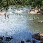 Cruzrojistas realizan recorrido en balnearios de Nueva Guinea