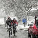 La nieve interrumpe viajes en el centro de Inglaterra