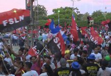 Nindirí respalda al FSLN y UNT en multitudinario cierre de campaña