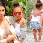North West, hija de Kim Kardashian, se enfrenta a los paparazzi