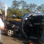 Fuerte encontronazo entre vehículos en Batahola Sur