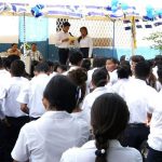 Estudiantes de la Isla de Ometepe celebran la independencia de Centroamérica