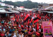 Miles de personas respaldan la fórmula del FSLN en Wiwili, Jinotega