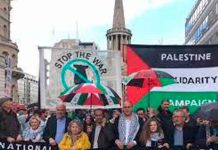 Reino unido, campaña de solidaridad, Palestina, manifestaciones,