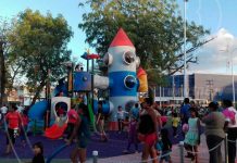 Parque de Las Madres está abarrotado por las familias capitalinas
