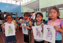Niños y niñas conmemoran al General Augusto C. Sandino