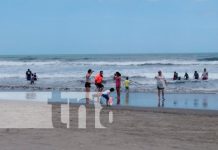 Familias buscan frescura y tranquilidad en Pochomil y Masachapa nicaragua, playas, familias
