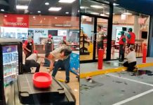 Lucha campal entre clientas y empleadas de una gasolinera en Managua nicaragua, pleito, gasolinera, managua, linda vista
