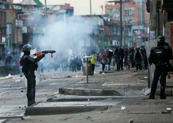 polcias colombia, popayan, disturbios, represion, protestas, manifestaciones, ivan duque,