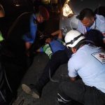 Managua: Policía se estrella en vehículo que le invadió carril