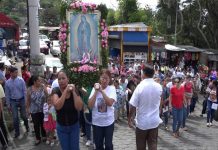 Celebran con alegría y devoción en Boaco a la Virgen de Guadalupe