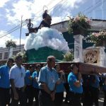 Ocotal: Fieles católicos participan en procesión para celebrar a la Virgen de la Asunción