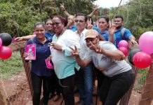 Rehabilitan puente colgante en Kukra River, Caribe Sur de Nicaragua