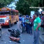 Managua: Conductor ebrio arrolla a más de 5 personas en una parada de bus